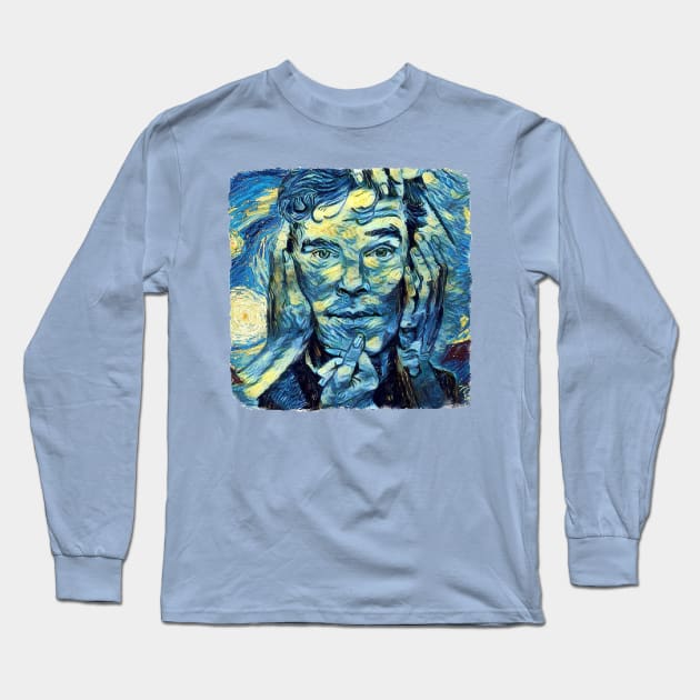 Benedict Cumberbatch Van Gogh Style Long Sleeve T-Shirt by todos